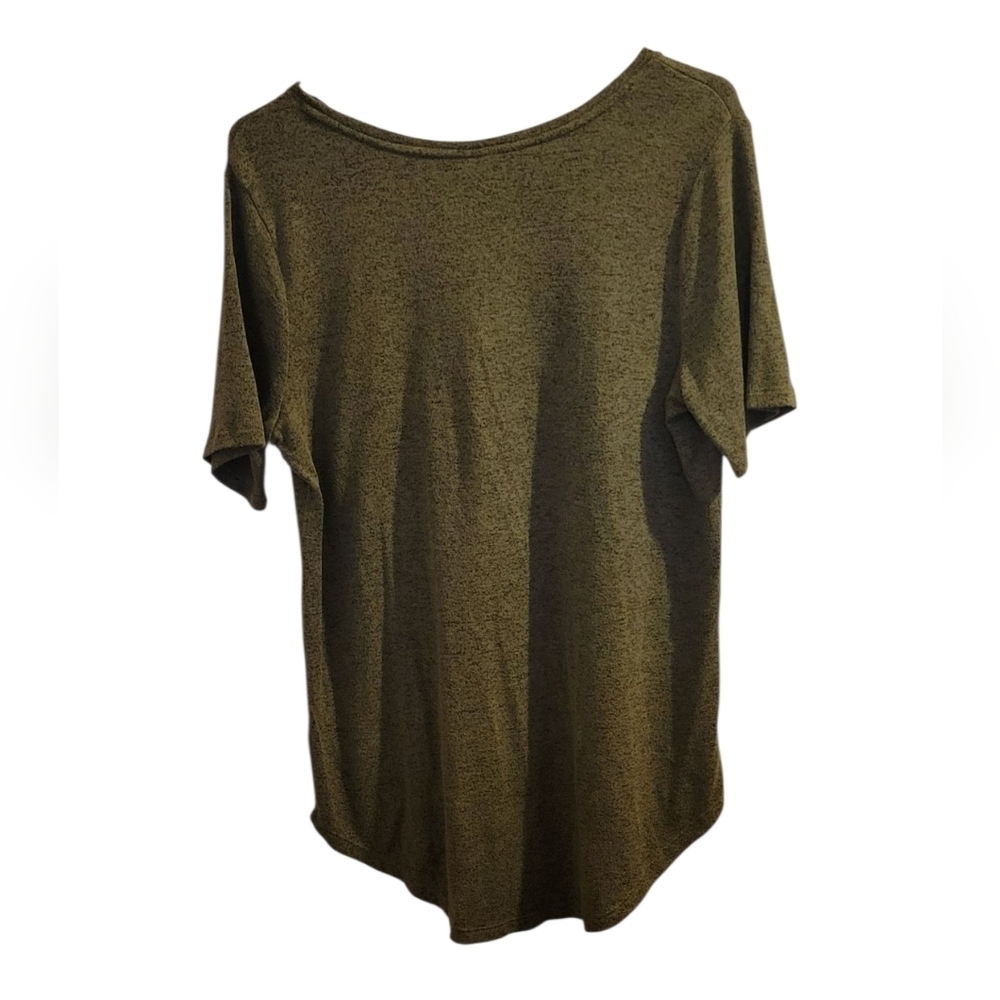 Old Navy Luxe Olive Tee Size M - Picture 3 of 4